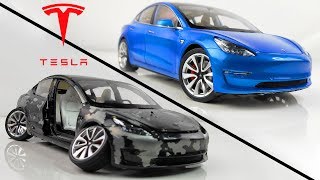 Restoration Damaged Tesla Model 3 Model Car in 10 Minutes [upl. by Kciredor555]