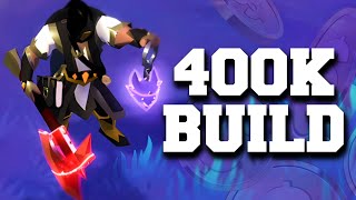 Battleaxe 400K Build  Albion Online Solo PvP [upl. by Sorkin]