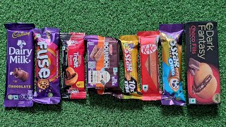 Dairy Milk vs Fuse vs Treat Biscuit vs Dark fantasy vs 5star vs KitKat vs 5star Oreo vs Bourbon [upl. by Tereb]