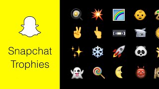 How To Get All Snapchat Trophies 2018🏆 [upl. by Antipas824]