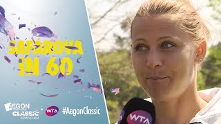 Lucie Safarova in 60 Seconds [upl. by Ennovy]