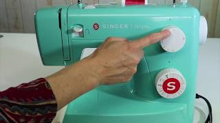 Singer Simple 3223 9 Selecting Stitches amp Settings [upl. by Rehteh]