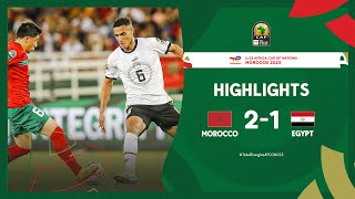 Morocco 🆚 Egypt  Highlights  TotalEnergiesAFCONU23  Final [upl. by Howzell]