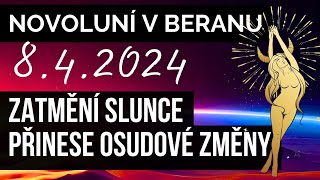 Zatmění Slunce a Novoluní v Beranu 84 2024 [upl. by Riatsala]