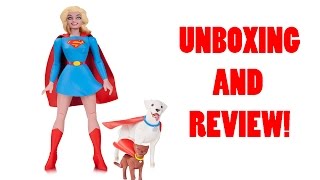 DC Collectibles Designer Series Darwyn Cooke Supergirl Figure Review [upl. by Elbas]