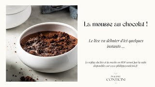 Conticini en Live 9  La mousse au chocolat [upl. by Willcox]