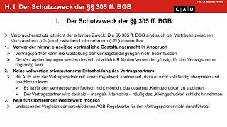 BGB AT – Folge 22 AGB Teil 1 Begriffsmerkmale von AGB [upl. by Anihpled]