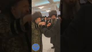 Bobov45 Sadigura Yerushalayim And London Rebbe Dancing At The Frishwasser Wedding  Tammuz 5784 [upl. by Yasdnil]