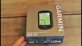 Garmin Edge 830 Unboxing [upl. by Schechinger]