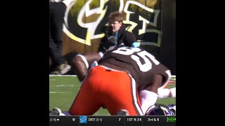 David Njoku catches for a 20yard Gain vs Baltimore Ravens [upl. by Sucramd173]