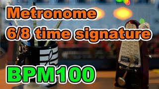 【Metronome】68 time signature 30minutes【BPM100】 [upl. by Chelton451]