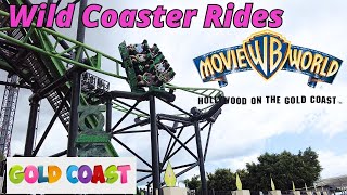 Roller Coaster Rides at Movie World Gold Coast 🏖️ [upl. by Wivinia826]