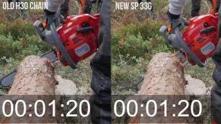 First cutting comparison Husqvarna Xcut VS old H30 [upl. by Jennings]