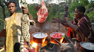 Why Do Hadzabe Hunters Go With Pots In The Wild  See What Happens  African Village LifePt 2 [upl. by Oalsecnew]