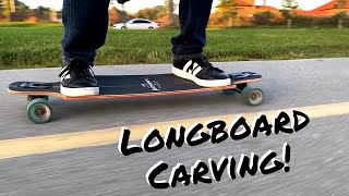 Longboard Carving on the Landyachtz Drop Hammer [upl. by Mungovan]