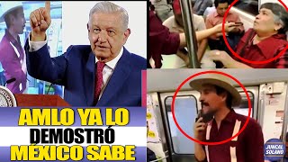 EL AMLOMETRO SUBE TESTIMONIOS DESDE EL METRO DE LA CDMX OPOSICIÓN ESTÁ JOD1D4 [upl. by Norrv353]