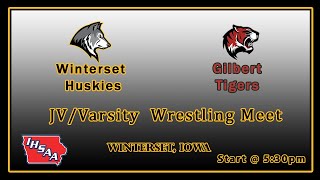 JVVarsity Wrestling  Winterset with Gilbert [upl. by Intruoc767]