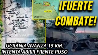 ¡Crece la batalla Ucrania avanza 15 km intenta abrir frente ruso Involucra equipos de EEUU [upl. by Jeavons926]