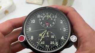 NEW AChS 1 Russian Soviet USSR Military AirForce Aircraft Cockpit Clock 87237 [upl. by Manella567]