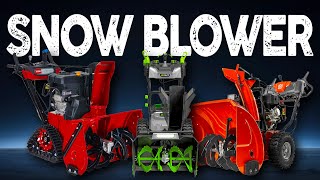 DONT Choose The Wrong Snow Blower  6 Best Snow Blowers 2025 [upl. by Arbrab]