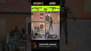 Scarl vs AKM Damage Test Comparisonshortsbgmi pubgmobilebgmiunban headshotbgmitipsandtricks [upl. by Mw]