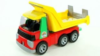 ROADMAX Transporter and Skid Steer Loader Bruder 20070  Muffin Songs Toy Review [upl. by Doak445]