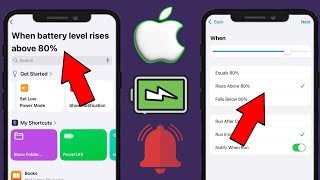 Ricevi una notifica quando la batteria delliPhone raggiunge l80 durante la carica [upl. by Gusba448]