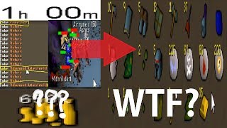 1 Hour LOOTING NECHRYAEL BARRAGERS EASIEST MONEY EVER  2007 Runescape Oldschool [upl. by Enirroc]