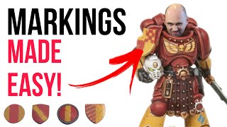 The SECRET to painting EASY and QUICK markings on miniatures [upl. by Dej]