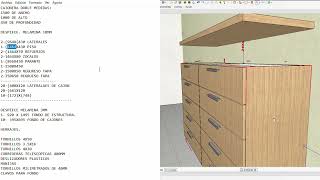 CURSO ONLINE CARPINTERIA EN MELAMINA CAJONERA DOBLE [upl. by Gennifer528]