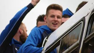 Coleraine FC  Irish Cup Open Top Parade [upl. by Annawek]