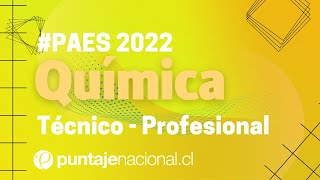 PAES Ciencias  Módulo TécnicoProfesional  Química  Pregunta 74 [upl. by Adnawat]