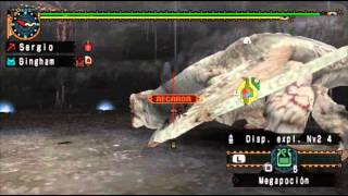 Monster Hunter Freedom Unite Khezu G1 con ballesta ligera Rebosando felicidad con los vespoids [upl. by Schreibman]