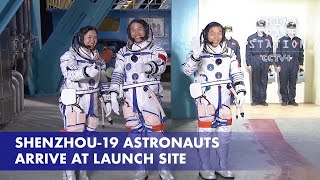 Shenzhou19 Astronauts Arrive at Launch Site [upl. by Odel]