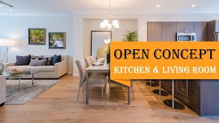 40 Open Concept Kitchen and Living Room Ideas to Help You Design the Perfect Space [upl. by Tnecillim]