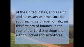 Emancipation Proclamation  Hear and Read the Full Text  Abraham Lincoln [upl. by Tabina]