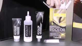 Tutorial ECOLOR OIL SUPREME ammoniafree coloring treatment [upl. by Johns]