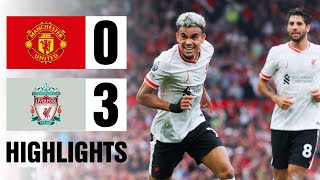 Manchester United vs Liverpool 03 All Goals amp Extended Highlights  Premier League 2024 [upl. by Nrobyalc]