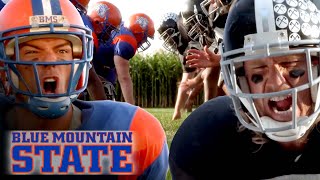 The Cornfield Game Kicks Off  Blue Mountain State [upl. by Mak146]