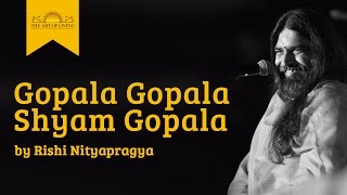 Gopala Gopala Shyam GopalaKrishna bhajan by Rishi Nitya Pragya [upl. by Ayita834]