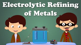 Electrolytic Refining of Metals  aumsum kids science education children [upl. by Irtimd947]