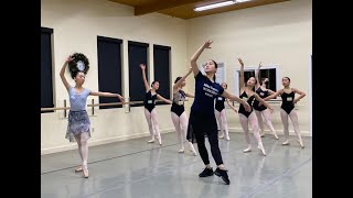 Miko Fogarty teaches quotSwanhilda variationquot from Coppelia Act 1  San Jose Dance International 2023 [upl. by Nared41]