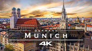 Munich Germany 🇩🇪  by drone 4K [upl. by Akira434]