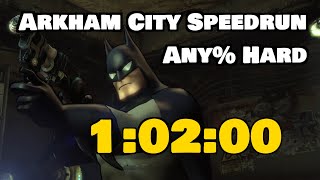 Batman Arkham City Speedrun Any Hard in 10200 [upl. by Ehpotsirhc154]