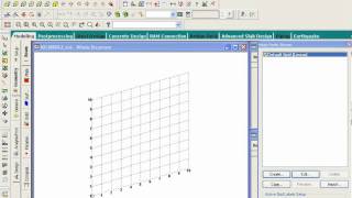 Exercise 1 Bentley STAADPro amp Structural Modeler for 2011 Student Steel Bridge Competition [upl. by Ecirtaeb]