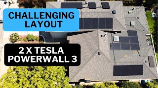 23 Solar panels with Tesla Powerwall 3 Professionally installed Full home backup [upl. by Ellerred]