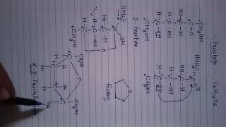 Fischer amp Haworth projection formulas for Fructose Biomolecules class 12 chemistry [upl. by Ynabla]