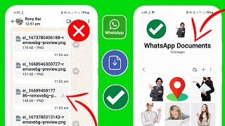 How To Fix WhatsApp Documents Photos Not Showing in Gallery Problem 2024 [upl. by Aurie636]