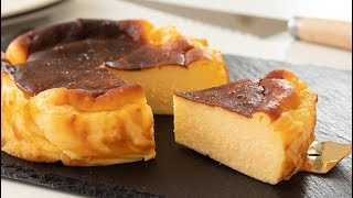 濃厚バスク風チーズケーキの作り方 Basquestyle Baked Cheese Cake｜HidaMari Cooking [upl. by Borlow535]