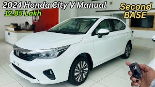 2024 Honda City V Second Base Model Full Detailed Review 😍 Price amp Features ✅ Better Than Verna [upl. by Wesley915]